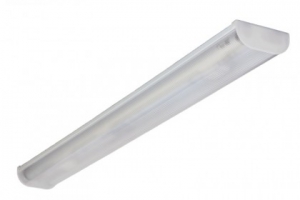 Фото Technolux Накладной пластиковый светильник TLPL236 ECP под лампу Т8 с призматическим рассеивателем
